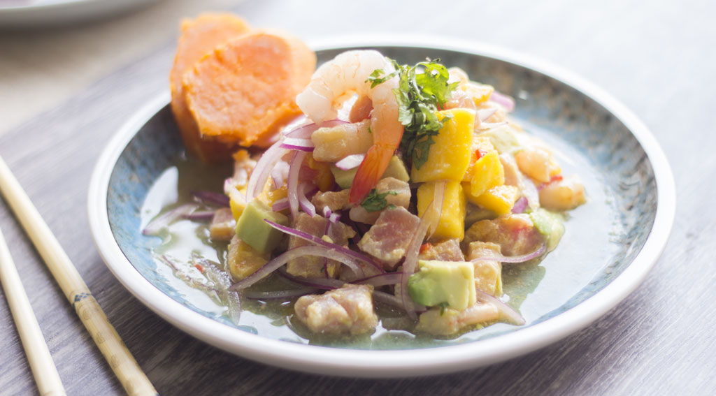 Ceviche de Atún y Langostinos Nikkei Recetas y Consejos UMI Foods